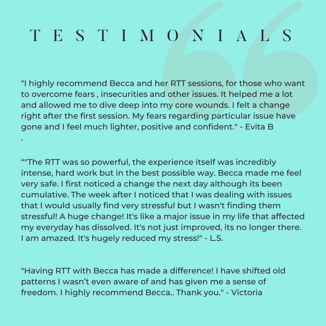 Becca_Teers's tweet photo. RAPID TRANSFORMATIONAL THERAPY (RTT)!⁠
⁠
This effective technique is included with our SELF-LOVE EMPOWERMENT 2022 RETREATS!⁠
⁠ ⁠
Read more about RTT and our upcoming retreats by visiting https://t.co/NZkVVwuH6e
⁠
💙 🌻 💙 🌻⁠
⁠
⁠ https://t.co/WXFQlUnfTU