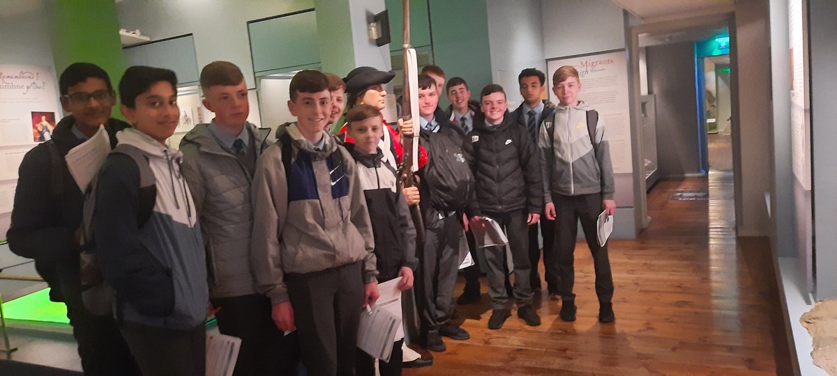 Mslanelson's tweet photo. 3rd years @CbsCastle enjoyed a historical filled day on their doorstep with an excellent @1916walkingtour and a visit to Collons Barracks @NMIreland #jchistory #jcthistory #historytour #activelearning #localhistory https://t.co/YKJF4JLteX