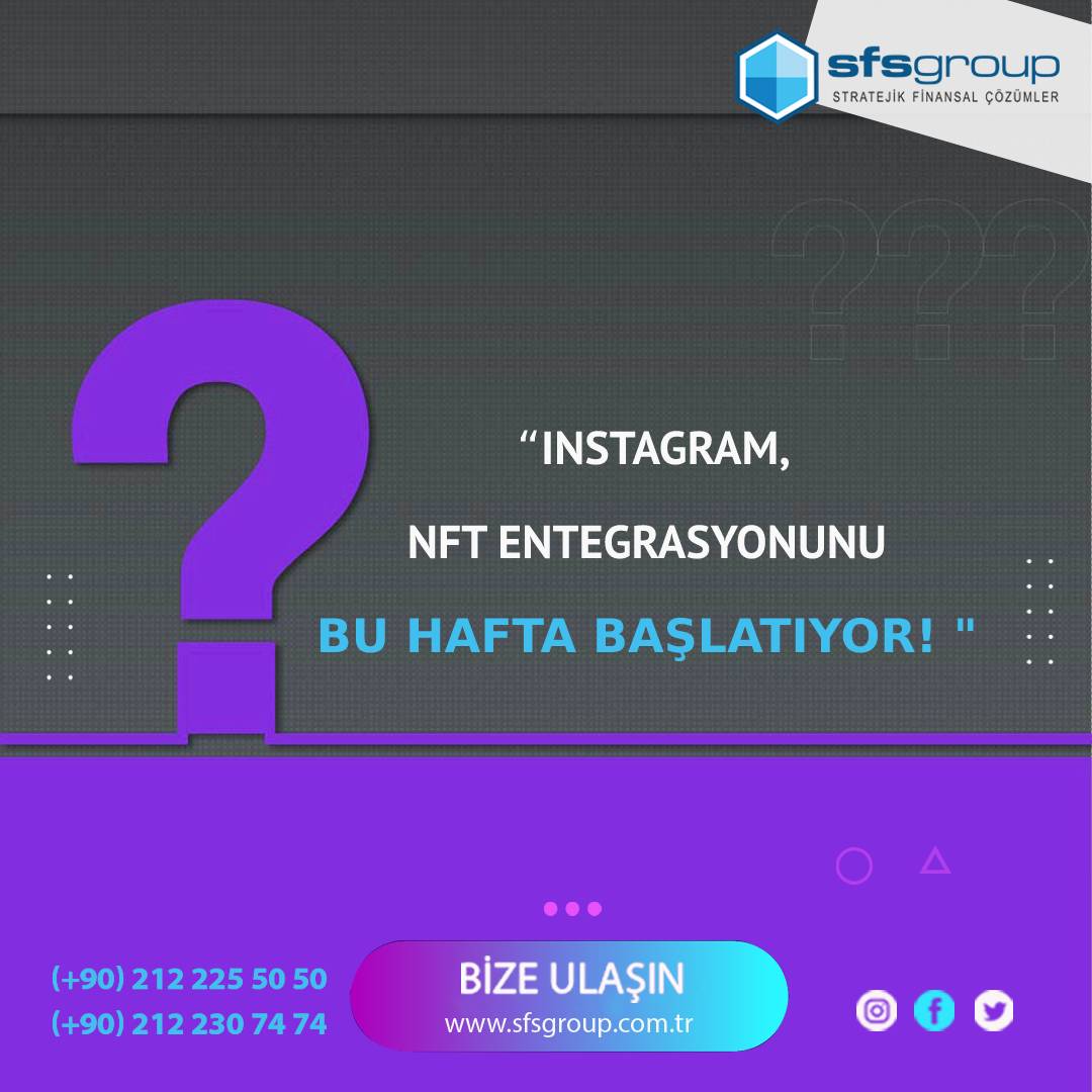 Instagram, bu hafta NFT’lerin test edilmeye başlayacağını açıkladı. Testin parçası olan içerik oluşturucular ve kişiler artık yaptıkları veya satın aldıkları NFT’leri paylaşabilecekler. Bu NFT’leri ana akışınızda, hikâyelerinizde veya mesajlarınızda paylaşabileceksiniz.

#NFT