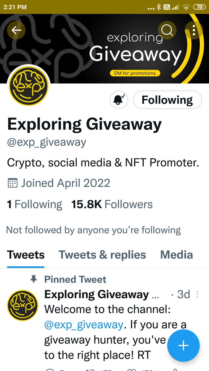 SherSingh709's tweet photo. @gemhostofficial @exp_airdrop @exp_giveaway Following done https://t.co/m52udxHDIC