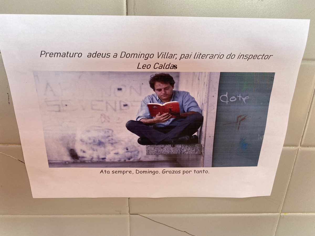 Hoy me emocioné al ver en un instituto de #padrón  un recuerdo a <a href="/domingovillar/">Domingo Villar</a> 
Mincho que grande has sido en todos los aspectos de la vida, tu testimonio y ejemplo nos ayudará siempre. DEP amigo Mincho, siempre te recordaremos.