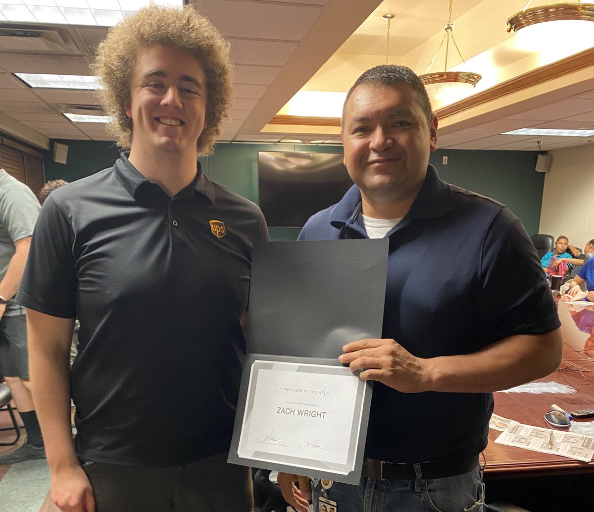 okc_preload's tweet photo. It’s Friday #OKC #Preload and that means #SupervisorOfTheWeek our #MVP is the man in the tower, Mr. Wright! #UPS #Recognition #BestinClass #TowerofPower #ConveyorSecuring https://t.co/tJ0xmzmdwo