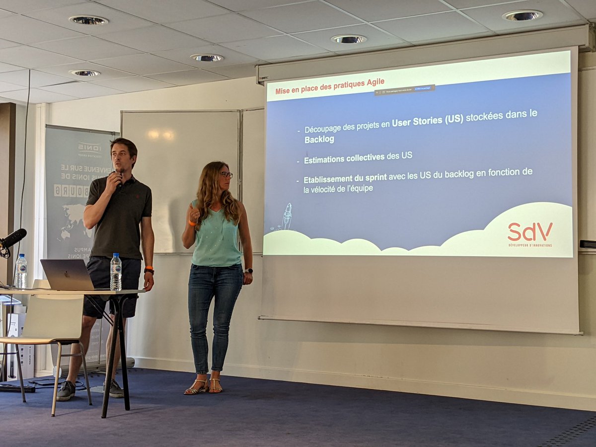 .<a href="/TiChou/">Baptiste</a> et Nina nous parlent de la transformation #Agile de leur équipe <a href="/SdVPlurimedia/">SdV</a>
D'où l'importance de regarder le chemin parcouru, les choses qui fonctionnent ou pas...
#AgileTour <a href="/ATStrasbourg/">AgileTour Strasbourg</a>