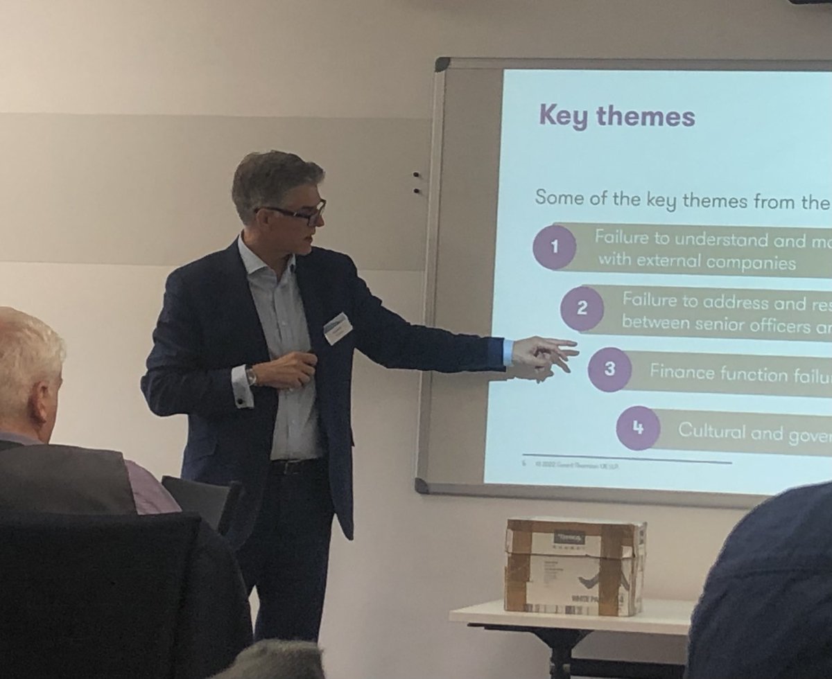 clhampson's tweet photo. Morning presentation at Society of County Treasurers on Lessons Learnt from Public Interest Reports by @guy_clifton https://t.co/aBEcsNYYtA