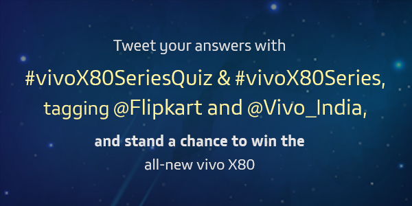 nihalpashaa's tweet photo. Checkout the #vivoX80SeriesQuiz #vivoX80Series on @Flipkart today. Take part in the #vivoX80SeriesQuiz to win the all new vivo X80 phone @Vivo_India

https://t.co/UImgX2mSUD