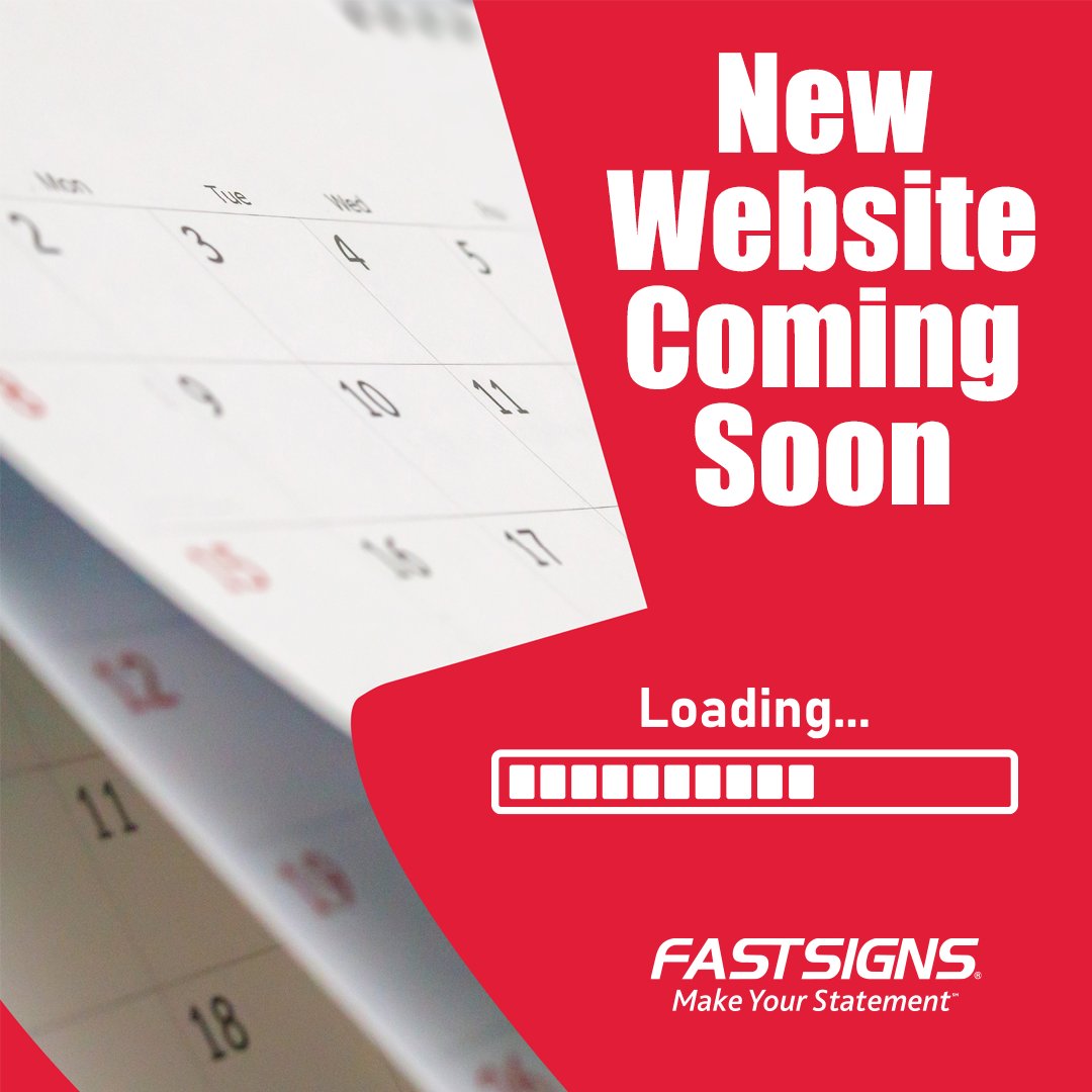 FASTSIGNS855's tweet photo. Just a reminder to keep your eyes peeled for the launch of our new website! #FASTSIGNS2022 #MakeYourStatement https://t.co/vV0LmbSPV6