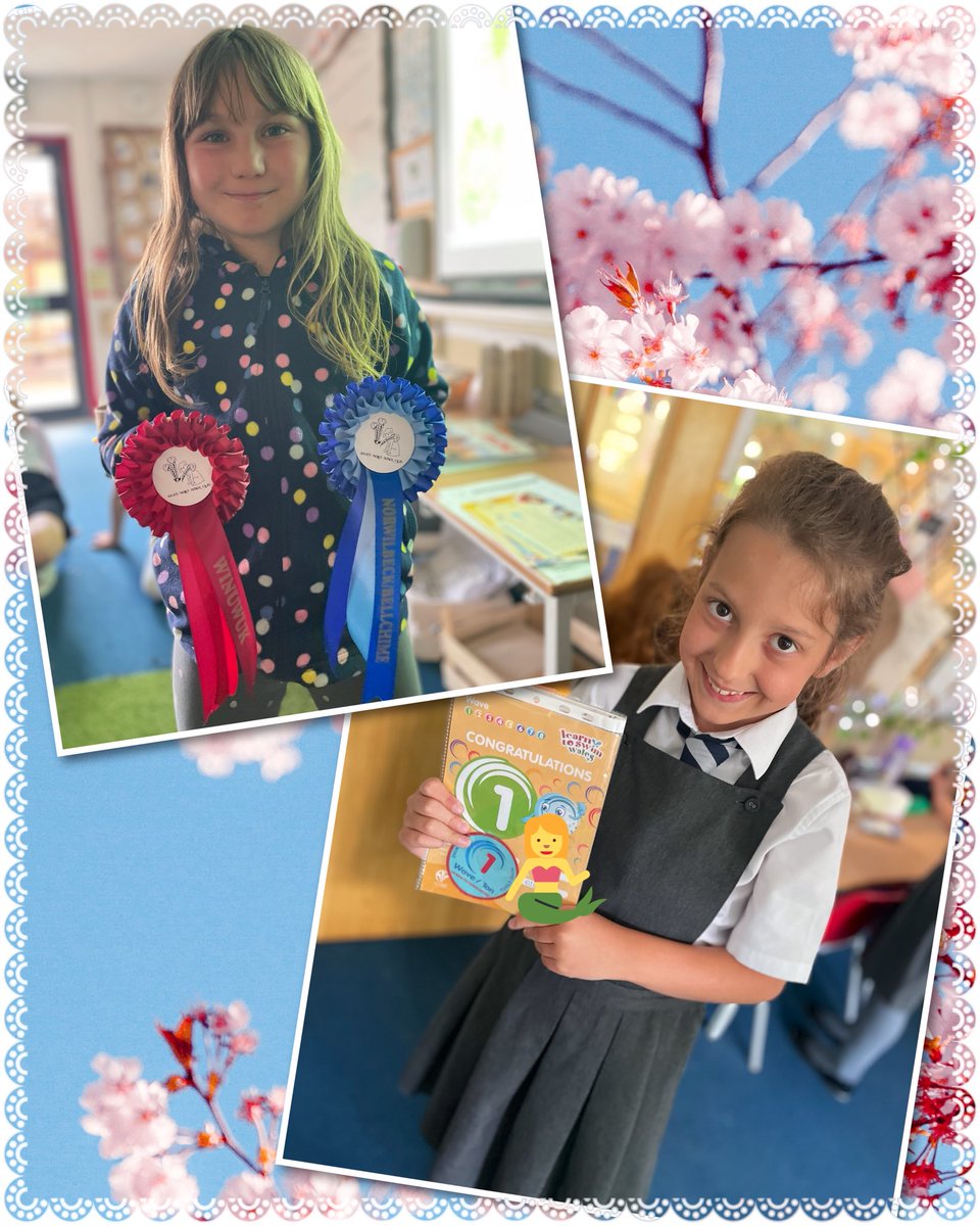 Two Dosbarth Oak achievements… a swimming award 🏊‍♀️ and dog show winner! 🐶 
Llongyfarchiadau, i chi 👏🏻 ⭐️