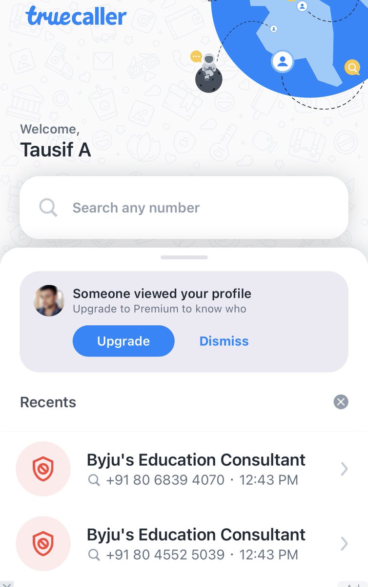 Otausif1's tweet photo. I got calls from two different number, i have blocked manny numbers from byjus but you guys are persistent you people are irritating. Please stop doing this kind of act @BYJUS @ByjusSupport https://t.co/2idDrqXjcK