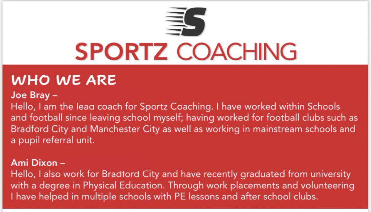 SportzCoaching's tweet photo. 👋🏼| Meet the Coaches https://t.co/uHFxHowS1J