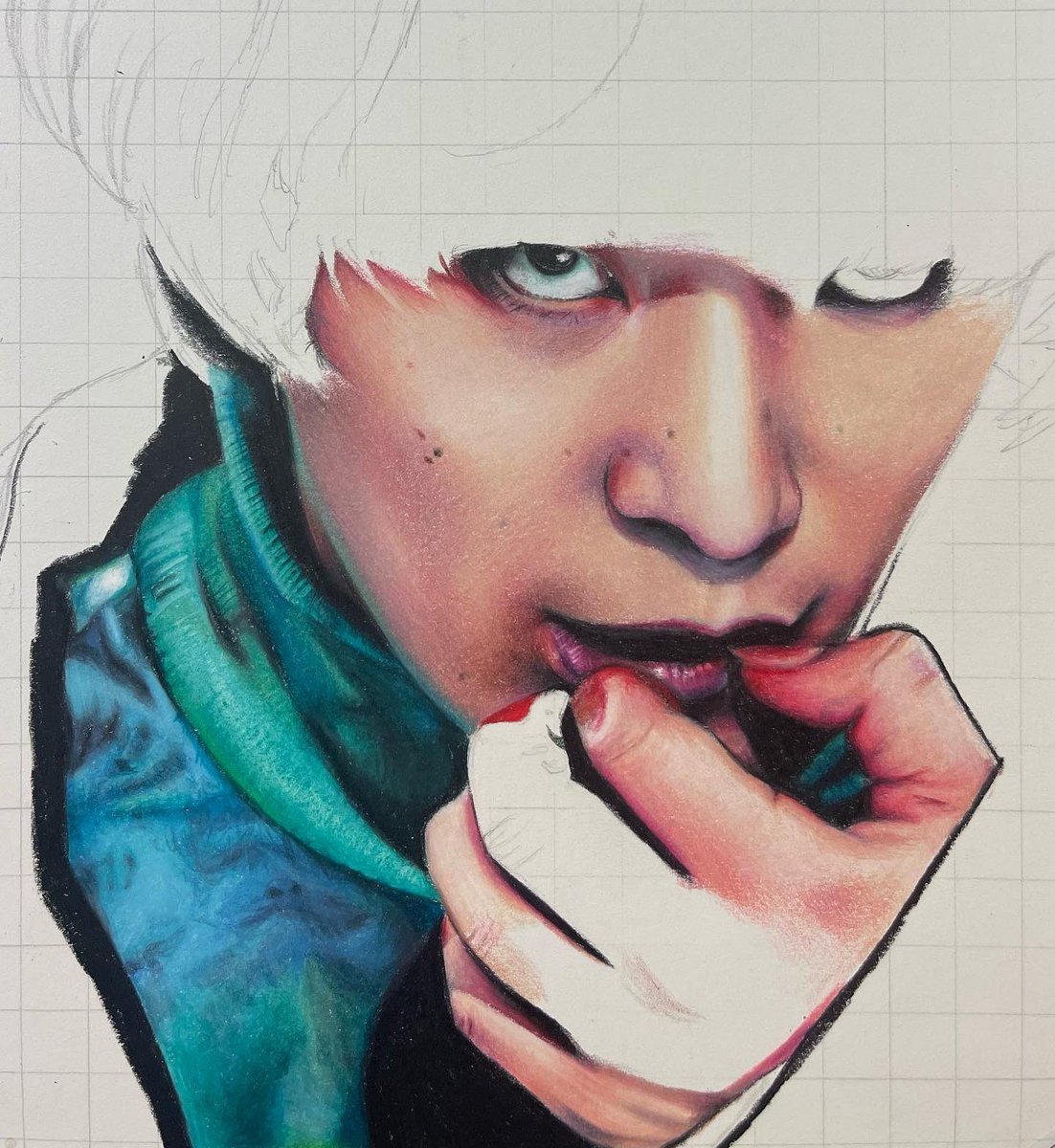 色鉛筆でSEKAI NO OWARIの深瀬さんを描きました✍🏻 #セカオワ #fukase