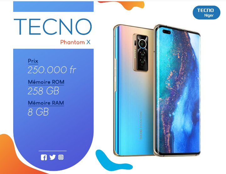 TecnoMobileNE's tweet photo. Si ce n'est pas fait, c'est le moment pour le faire 😁 ! Grâce à ses puissantes caméras de 50MP, Tecno Phantom X vous rend photogénique à chaque shooting que vous feriez. Venez nous voir au Grand Marché et Anykoira ou appelez le 92 53 94 93.
Bon vendredi à tous.
#tecnoniger https://t.co/ty3n5ppvvU