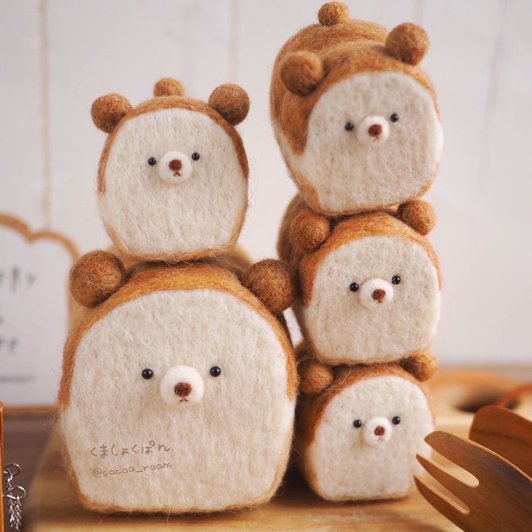くましょくぱーん🍞🧸 ぱんまつりには欠かせない食パンたち連れて行き