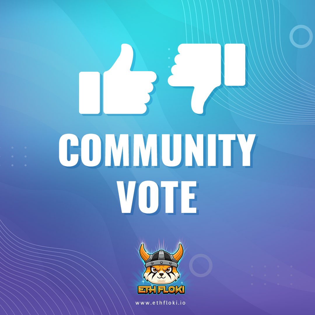 EthFloki's tweet photo. We have a community vote live on Telegram about taxation changes & lowering buy tax for a period of one week to incentivise buys.
Please cast your vote vikings & have your say.
#EthFloki #Floki
https://t.co/In10Sbgyt4 https://t.co/EKTJXRZPeW