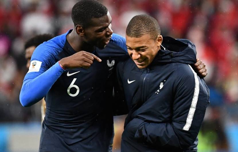Mesqu1supporter's tweet photo. Motivé par l'idée de jouer avec Ousmane Dembélé et Paul Pogba en saison régulière. Kylian Mbappe a décidé de prolonger au @PSGinside https://t.co/xVSLHcLBZo