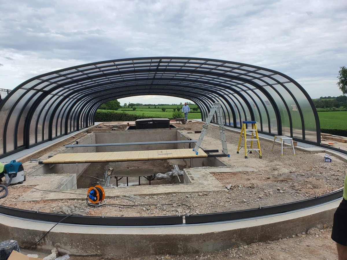 AlukovUK's tweet photo. Final day of one of Alukov UK biggest private pool enclosure installation in Staffordshire,
OLYMPIC enclosure 💪👍🙂
https://t.co/pcNdh2LFGC https://t.co/xCAVyHqx3Z