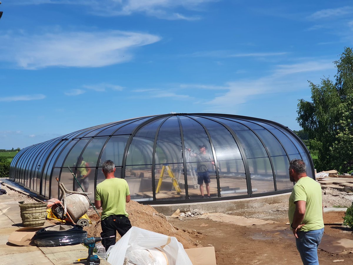 AlukovUK's tweet photo. Final day of one of Alukov UK biggest private pool enclosure installation in Staffordshire,
OLYMPIC enclosure 💪👍🙂
https://t.co/pcNdh2LFGC https://t.co/xCAVyHqx3Z