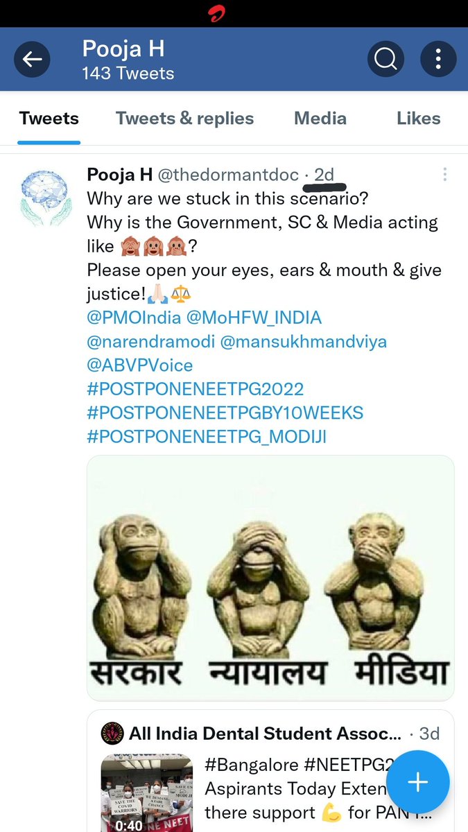 thedormantdoc's tweet photo. Sir@DrJitendraAIMSA
Retweet kar dete!
Tweet copy karne ki kya jarurat thi?
Thodi to originality rakhiye
Publicity k liye aap logo ne hamari maari h ye toh hum sb jante h par itna obvious to mat hone dijiye!

We were really fools to believe in them! @Swapnilv1993 @therewilbesagar https://t.co/ApFIdFOLsh