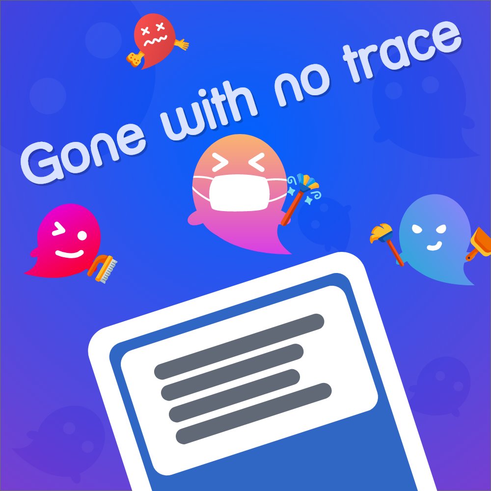 Whisper_MSG's tweet photo. Whisper auto-destructs your messages in real-time📱

Your private messages are gone with no trace🧹

#Blockchain #Whisper #Secure #Messenger https://t.co/mD9VLhvrSB