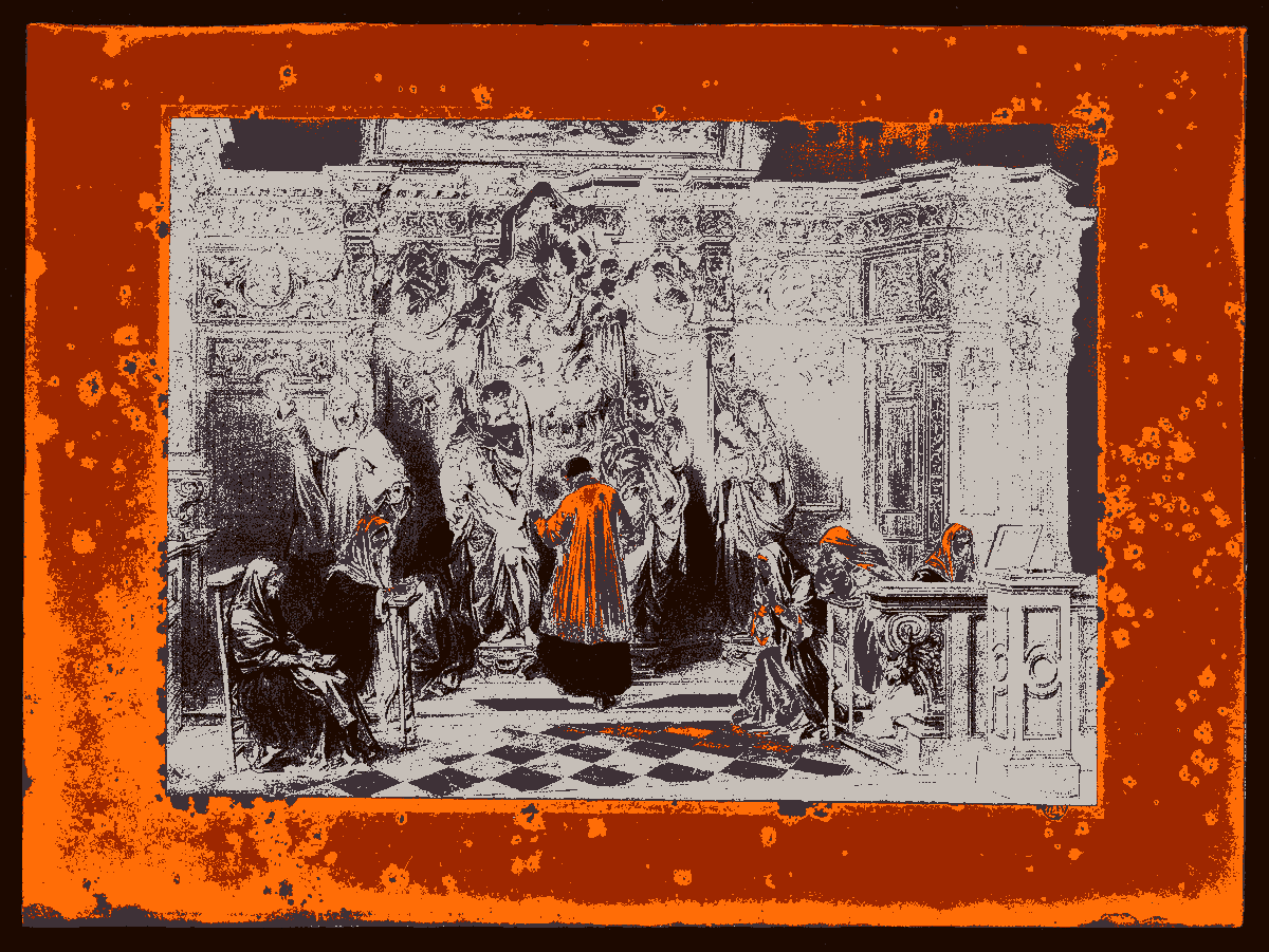 paintergoblin's tweet photo. Biechtstoelen in de Sint-Pauluskerk, Antwerpen, Louis Haghe, Print Room of the University of Antwerp https://t.co/41mDomvDCq #wikidata #digitalart #lithograph (Palette: #Bahnhof) ๐๐จ https://t.co/ccXKBpD2A3