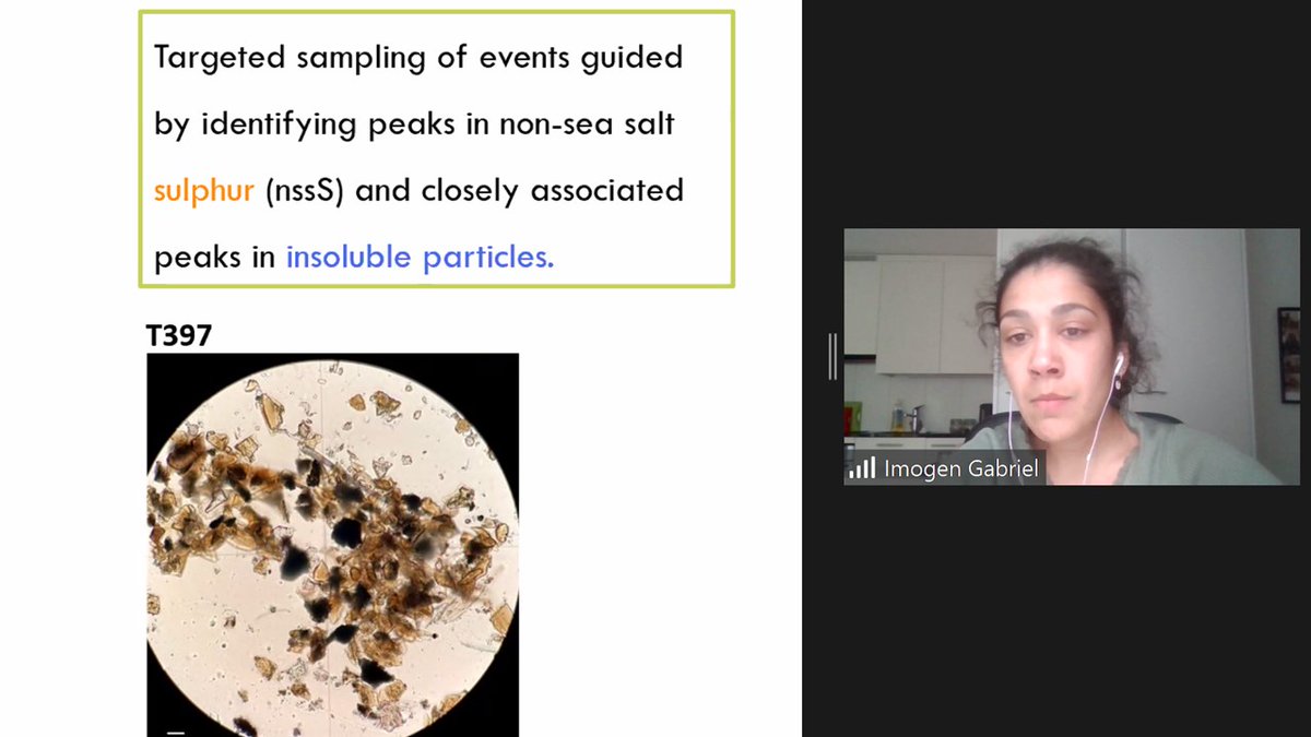 THERA_4ever's tweet photo. Busy day yesterday for members &amp; collaborators of the @ERC_Research THERA project (@imogen_gabriel @peter_abbott @GPlunkett) at #PAGESOSM2022 / @VICS_PAGES session. New insights on volcanism, #tephra and #climate impact over 5,000 years from polar ice cores. @unibern https://t.co/jniKs4SR83