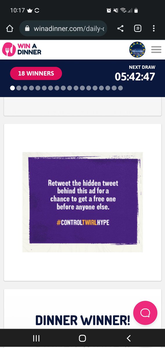 <a href="/CadburyUK/">Cadbury UK</a> Found on winadinner #ControlTwirlHype