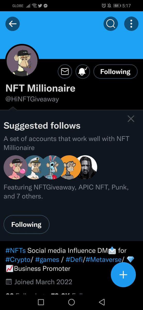 SiAcuu's tweet photo. @LVNFTs @HiNFTGiveaway already following to you sir https://t.co/3hxwlx1vsf