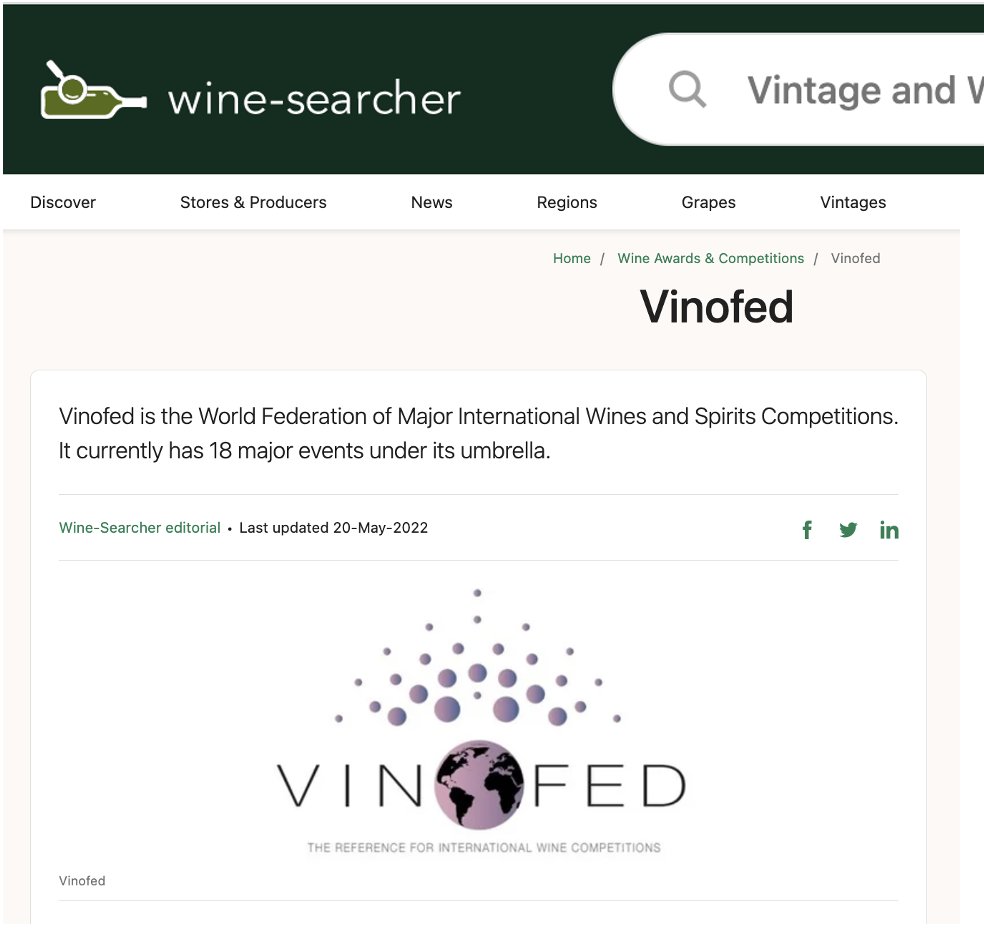 VINOFED (@vinofed) on Twitter photo VINOFED IS NOW AT WINE-SEARCHER.COM
With 240 millions searches each year
by consumers Wine-Searcher aim to be your go-to resource for everything wine and spirits wherever you are in the world
More info: wine-searcher.com/awards-114-vin…
<a href="/vinofed/">VINOFED</a> <a href="/OIV_int/">OIV</a> <a href="/WineSearcher/">Wine Searcher</a> <a href="/wineimporters/">Wine Importers</a> VINOFED IS NOW AT WINE-SEARCHER.COM
With 240 millions searches each year
by consumers Wine-Searcher aim to be your go-to resource for everything wine and spirits wherever you are in the world
More info: wine-searcher.com/awards-114-vin…
<a href="/vinofed/">VINOFED</a> <a href="/OIV_int/">OIV</a> <a href="/WineSearcher/">Wine Searcher</a> <a href="/wineimporters/">Wine Importers</a>