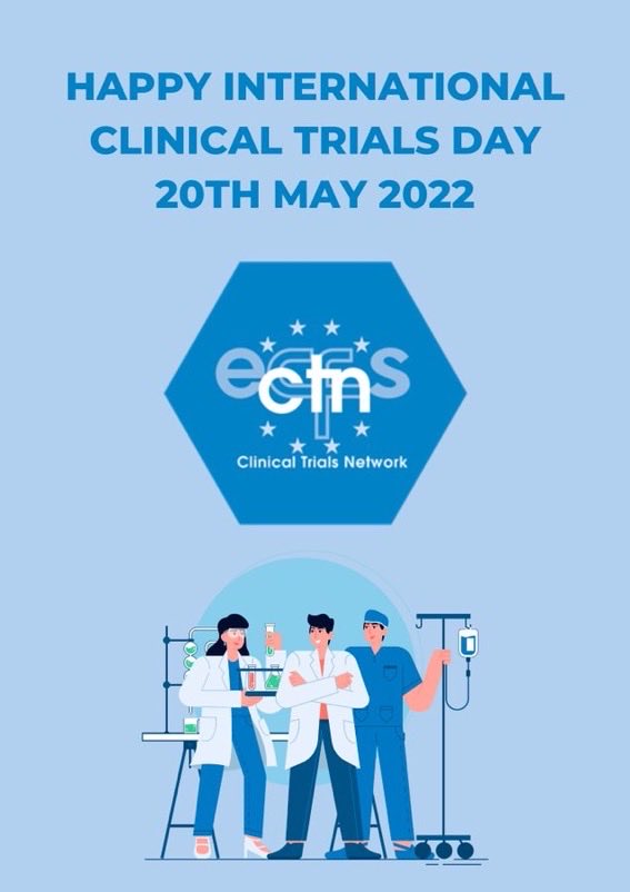 Happy International Clinical Trials Day #ICTD22. Thank you to staff ⁦@GlasgowCRF⁩ ⁦@RHCGlasgow⁩ and our patients/families who have supported us in bringing more collaborative CF research to Glasgow through CTAP ⁦@cftrust⁩ and #ECFS CTN