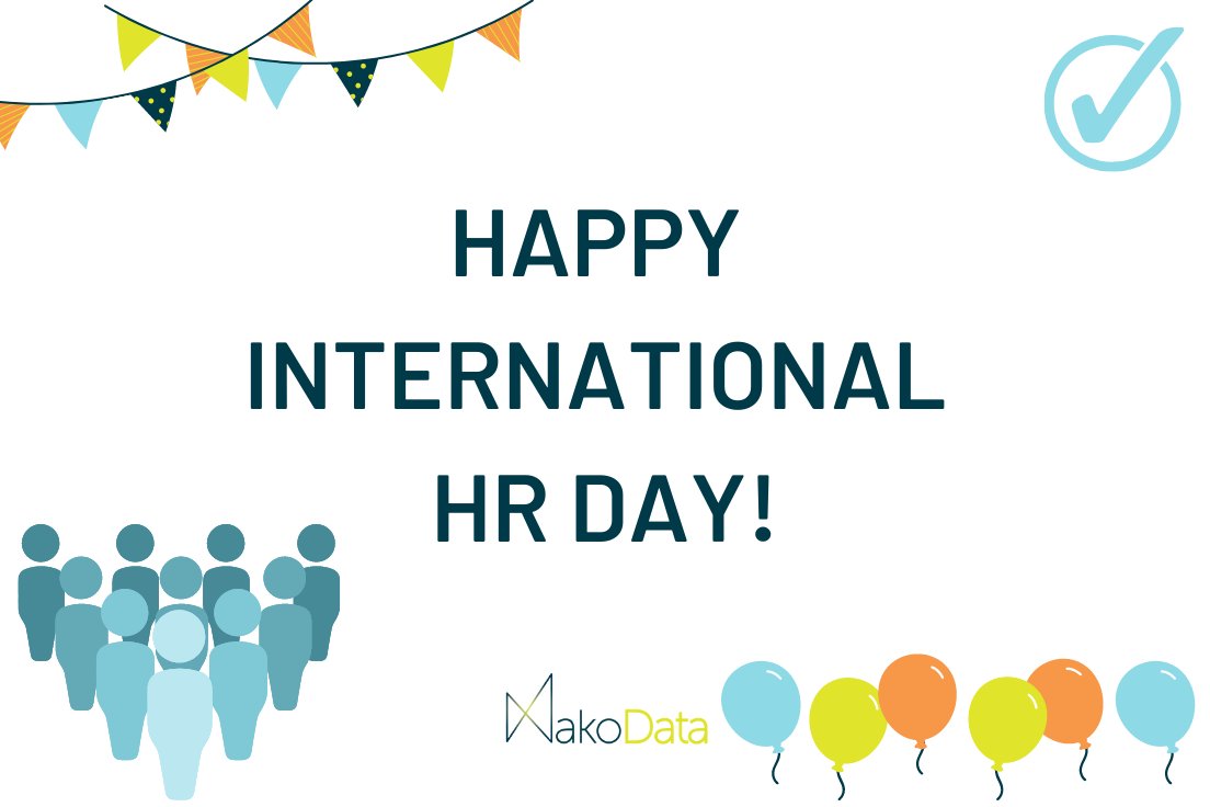 Makodata's tweet photo. To all the amazing #HR Professionals, @Makodata  would love to take a moment to recognise all the hard work that goes into supporting organisations and employees whilst maintaining a great working environment! We wish you all a very happy #InternationalHRDay! https://t.co/ok5me0MNnr