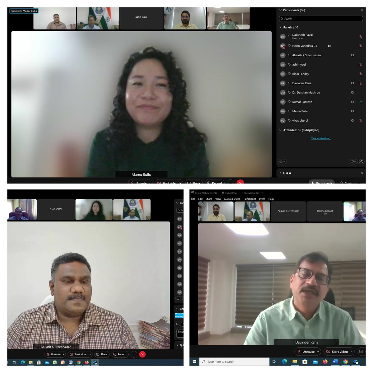 AhmedabadDgts's tweet photo. DGTS, CBIC, Ahmedabad in association with NACIN, Vadodara, FIEO, Gujarat and FICCI MP &amp; Rajasthan organised a Webinar on “MOOWR, 2019 &amp; Procedure for Self Sealing in Export” on 19.5.2022 attended by  366 participants which was followed by highly interactive Q &amp; A session. https://t.co/6fJ4VtKobX