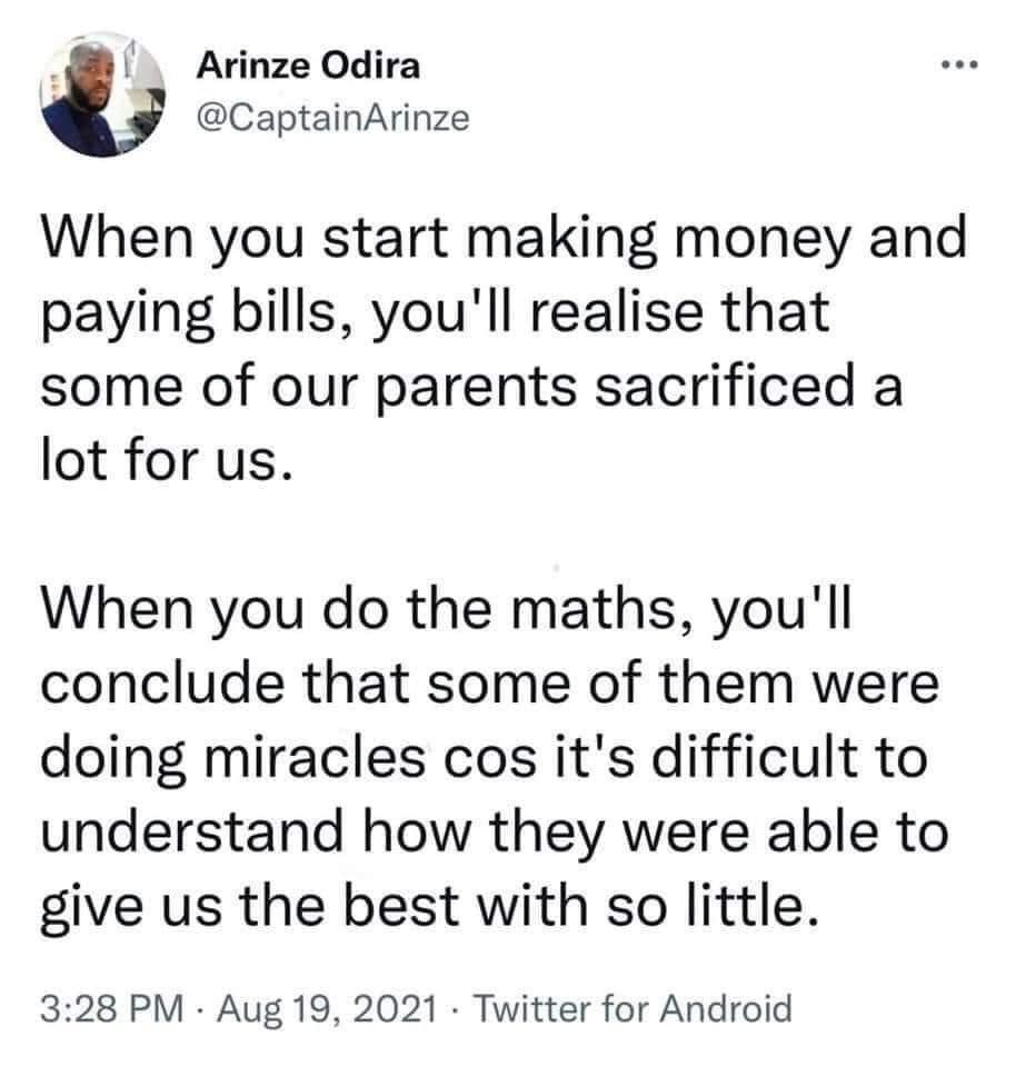 senalidesilva's tweet photo. I often think about this while working out my finances. 

Genuinely grateful for my parents. They gave me everything with so little 🤍 https://t.co/DmKV6oXJ5n