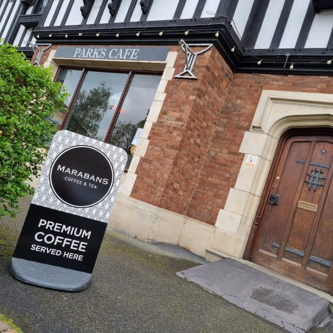 Marabansuk Arabic blend coffee know being served in Droitwich spa, Parks Cafe thanks to the team for engaging with the barista training you were amazing keep up the good work #freebaristatraining #arabicbeans #greatcoffee