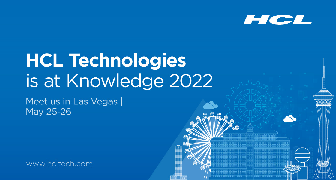 HCL Technologies is the Exhibitor Sponsor at the ServiceNow Knowledge 2022 tech conference.  Join us to discover key insights from industry leaders and experts for accelerating your digital transformation journey. https://t.co/NR1pWXBIrw #HCLEcosystems #HCLCloudSMART https://t.co/Rs4Sz1Y5m4