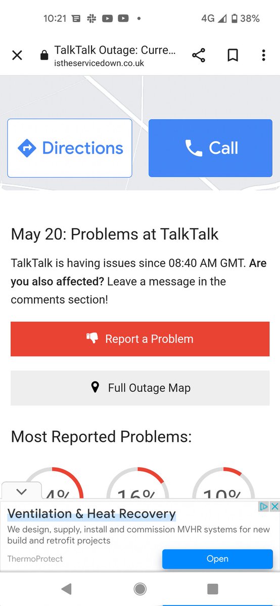 wes88uk's tweet photo. @TalkTalk do you know when the broadband service will be back up and running in Hawley, Surrey https://t.co/PGLlKLn2YH
