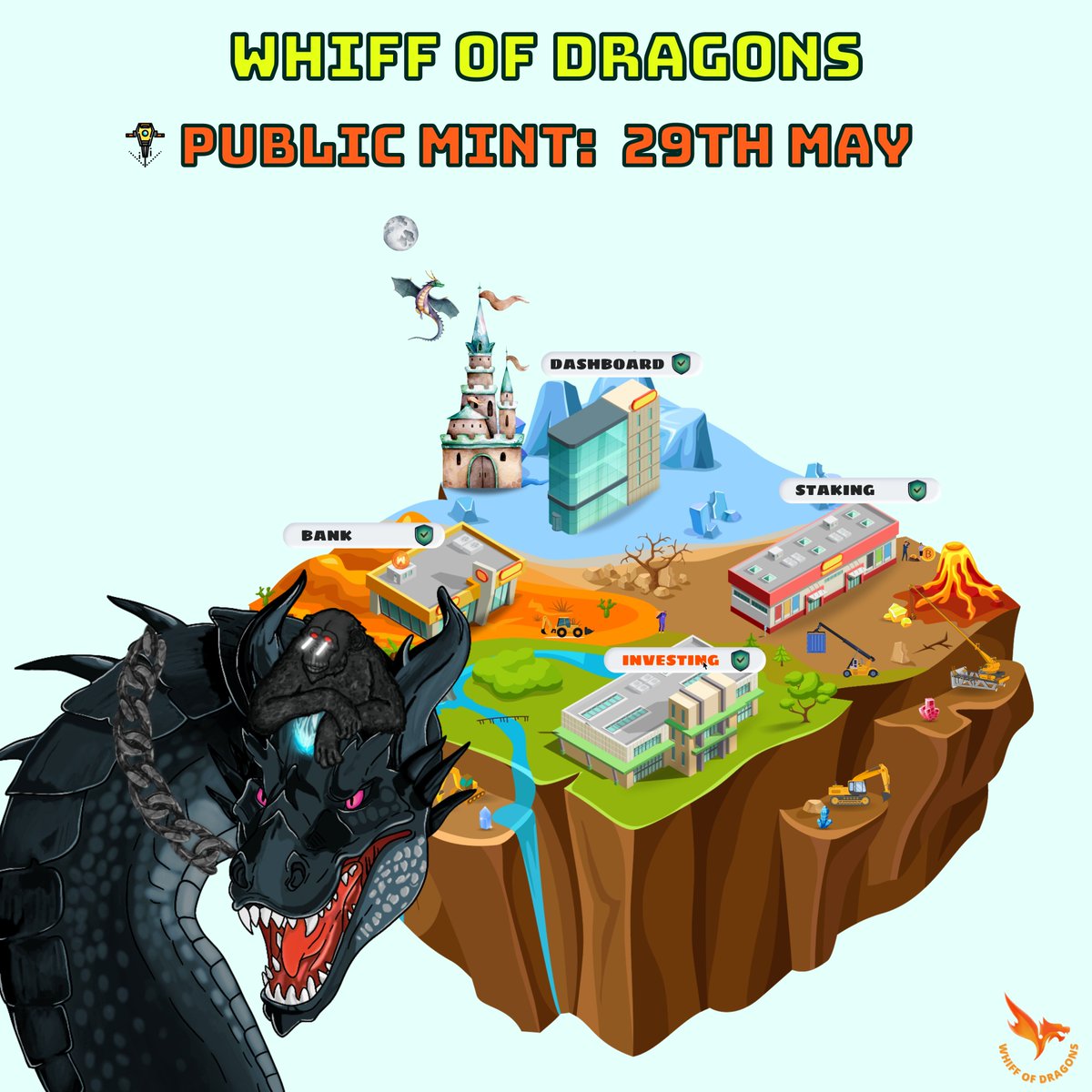 WhiffOfDragons's tweet photo. 📢 HAPPY TO ANNOUNCE OUR MINT DATE ! 🥳

🔹Public Mint: 29th May
🔹Supply: 999
🔹Mint Price: 0.4 sol https://t.co/mW3YcCQQ74