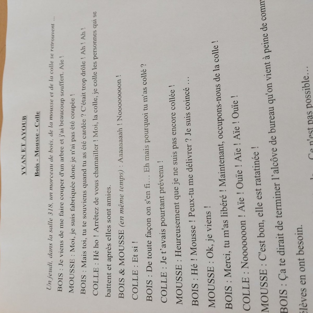 g_bude's tweet photo. Restitution du Projet Manufacto par la 6ème 1. Création de textes humoristiques autour de la confection d' 1 alcôve de bureau . Interdisciplinarité math - français. Bravo aux élèves.  Merci aux professeures]@CollectifBude @Paris19e @Academie_Paris @FPariolleau https://t.co/YFddFdnzwj