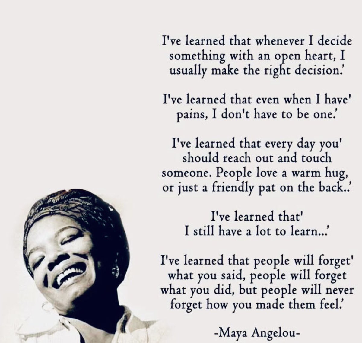 Newcomb Library 📚💻📱🤔ℹ️ (@newcomblibrary) on Twitter photo I’ve learned that…”
We 💜 this #MayaAngelou quote
As we come to the last day of #LearningAtWorkWeek <a href="/NHSHomerton/">HHFT</a> what’s the most important or interesting thing you have you learned… ?
<a href="/LAWWeekWire/">Learning at Work Week</a> <a href="/HomertonEducate/">Homerton Education</a> <a href="/happeningathom/">HealthyHomerton 💙</a> I’ve learned that…”
We 💜 this #MayaAngelou quote
As we come to the last day of #LearningAtWorkWeek <a href="/NHSHomerton/">HHFT</a> what’s the most important or interesting thing you have you learned… ?
<a href="/LAWWeekWire/">Learning at Work Week</a> <a href="/HomertonEducate/">Homerton Education</a> <a href="/happeningathom/">HealthyHomerton 💙</a>