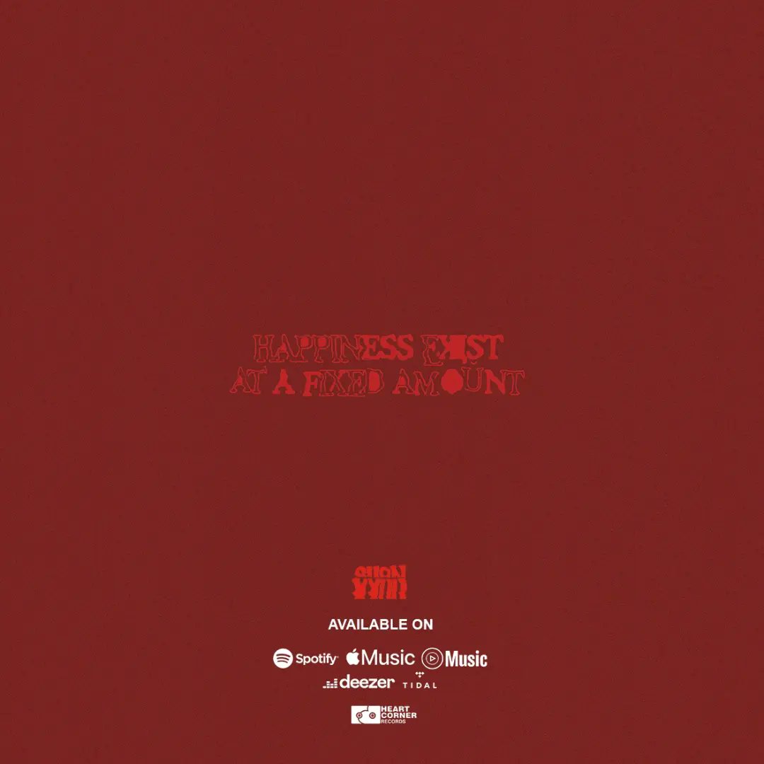 New single from <a href="/surnrock/">Surn</a> 'Happiness Exist at a Fixed Amount' is available on digital streaming platform

#heartcornerrecords 
#surn
#purwokerto