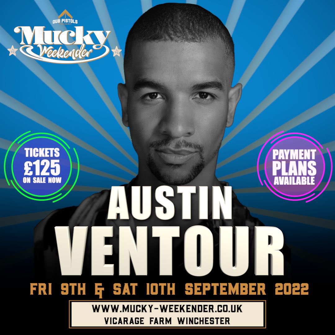 Austin Ventour (@austinventour) on Twitter photo Super excited to announce I’ll be playing at <a href="/muckyweekender/">muckyweekender</a> this year on the 9th and 10th of September.
There are no other words to say other than it’s going to be MUCKY! 😂🔥
Would love the support so I hope to see you there! Super excited to announce I’ll be playing at <a href="/muckyweekender/">muckyweekender</a> this year on the 9th and 10th of September.
There are no other words to say other than it’s going to be MUCKY! 😂🔥
Would love the support so I hope to see you there!