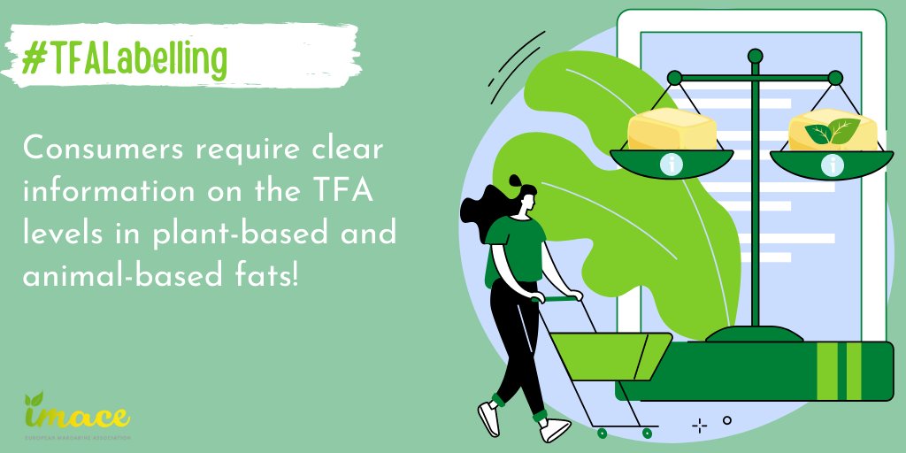 imaceofficial's tweet photo. 🧈TFA reduction is a success story of the #margarine sector. Do you know that industrial TFAs are fully compliant with 🇪🇺 rules, while TFAs in animal-based fats are not subject to any restriction? 
#Consumers need clear food information to make #healthy &amp; #sustainable choices! https://t.co/MJ32naIRwK