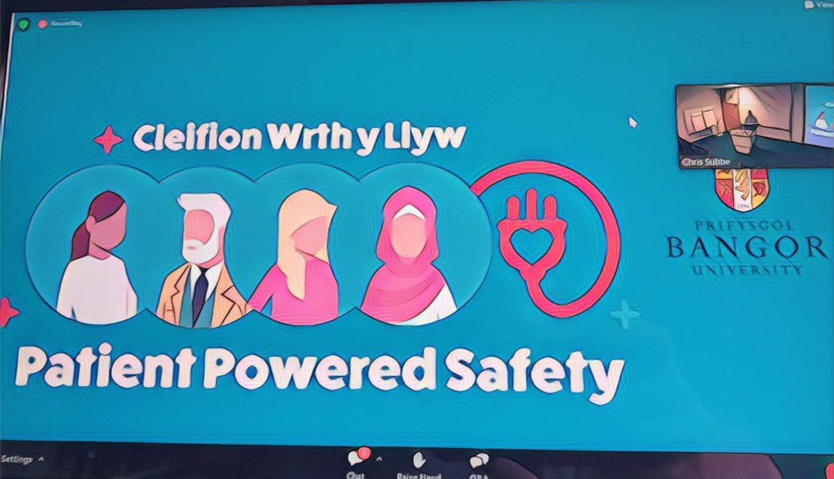 brygriffiths's tweet photo. #patientpoweredsafety underway with @csubbe @PostGradBangor - I’m really liking the ‘safety needs to be co-produced’ message @OlwenOlwen @LowriSmith88 @PeterWalshAvMA @BetsiCadwaladr @BetsiResearch #patientsafety #PatientExperience https://t.co/vPIWqS7HSR