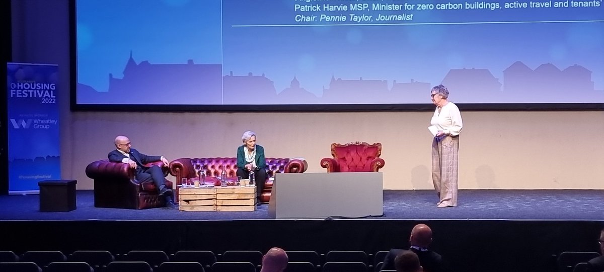 Good to hear that there is at least an acknowledgement from <a href="/patrickharvie/">patrickharvie</a> that the private rented sector has a place in his vision of housing for the future and that it is genuinely part of the solution to eliminate homelessness. <a href="/CIHScotland/">CIH Scotland</a> #HousingFestival
