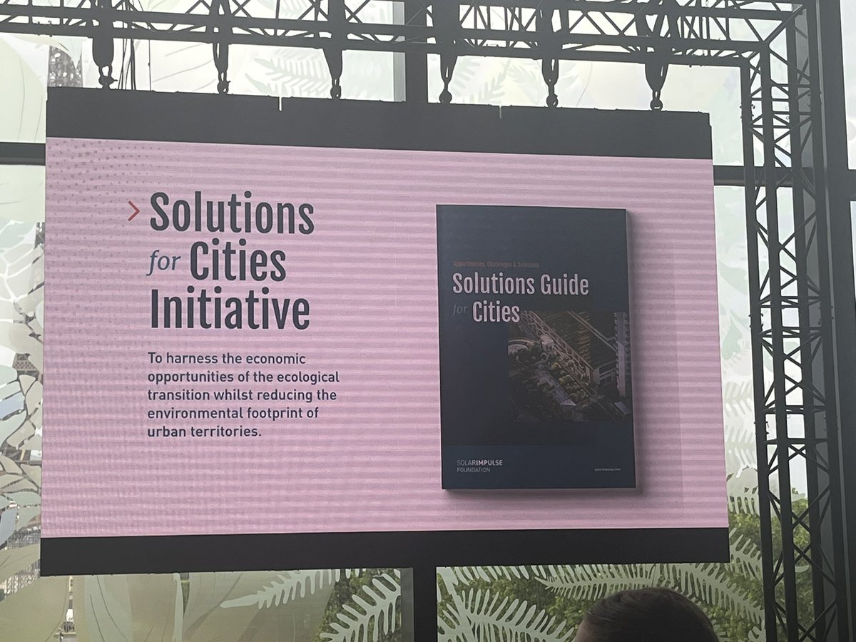 Great round tables on sustainable cities challenge #ChangeNOW2022
Thanks to  <a href="/bertrandpiccard/">Bertrand PICCARD</a> with its dedicated book , all the solutions exist let’s adopt them with the right governance and administrative acceleration to adopt the right regulations