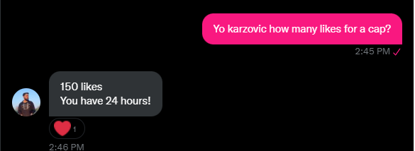 haseebreyli's tweet image. 150 Likes and @Karzovic_ will give me a Cap.