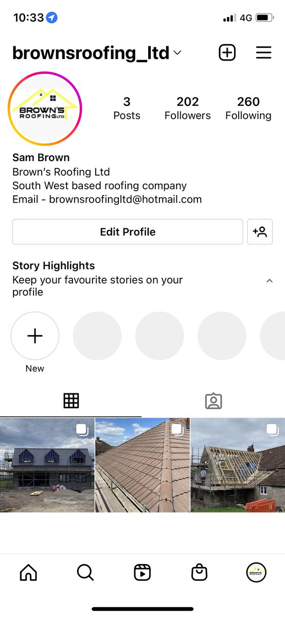 Instagram business page is now live check it out @brownsroofing_ltd  #roofing