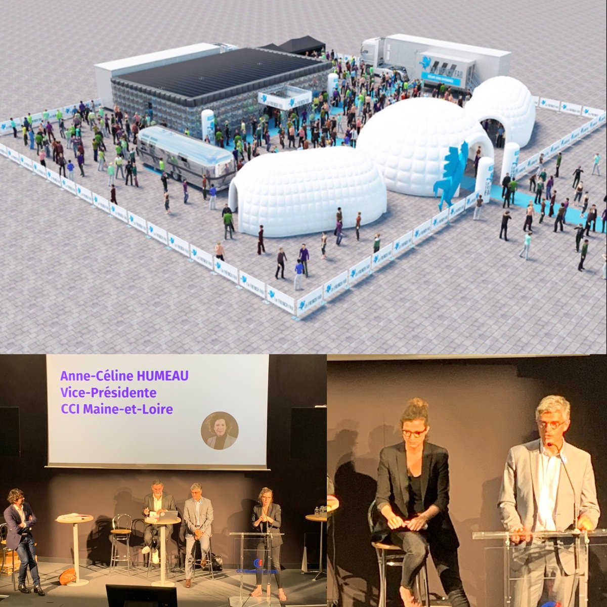 #industriedufutur au menu de notre AG @CCI49 à Cholet avec la présentation du projet bachelor et du collectif #Industrie du futur