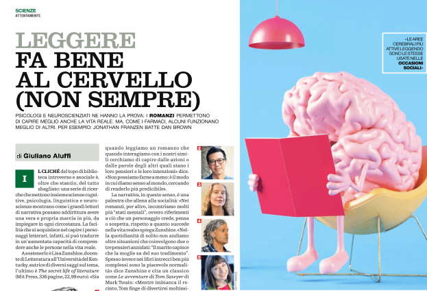 La lettura è un superpotere: comprendere i personaggi fittizi allena a capire gli altri nella vita reale. Lo suggeriscono le neuroscienze. Oggi sul Venerdì di Repubblica. #SaloneTwitter #SalTo22 #salonedellibro