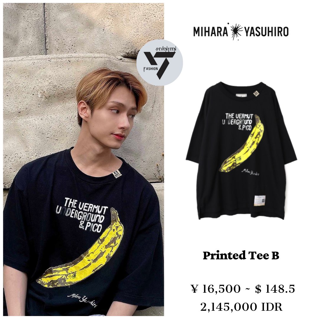 SEVENTEEN　ジュン　Tシャツ Jun wore Maison Mihara Yasuhiro T-Shirt in Seventeen Twitter
