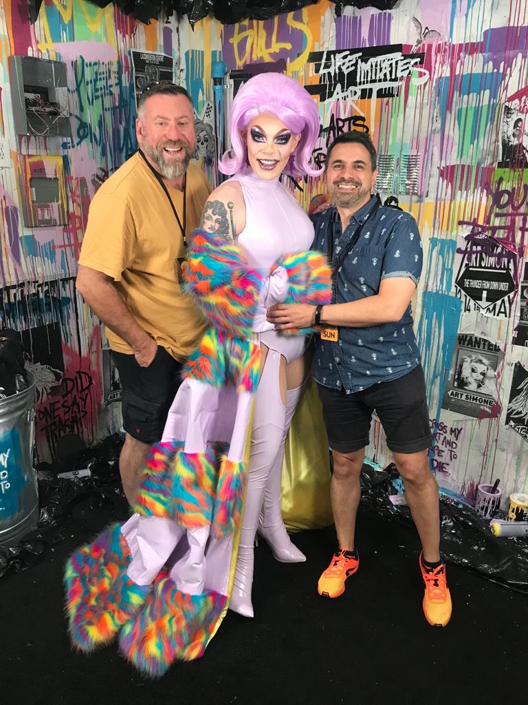 Planetdwellers's tweet photo. The super talented @ArtSimone at RuPauls DragCon in LA. A delight as always. #gaytours #gaytravel #DragRace #visitgayaustralia https://t.co/RFv5SDnsLm