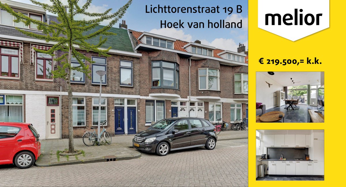 #Nieuw in de #verkoop Lichttorenstraat 19 B te Hoek van Holland! Deze woning is zowel geschikt voor starters als ook voor senioren die graag gelijkvloers willen wonen en toch een tuin willen hebben! Ideaal gelegen in het centrum van Hoek van Holland.
melior.nl/aanbod/woninga…
